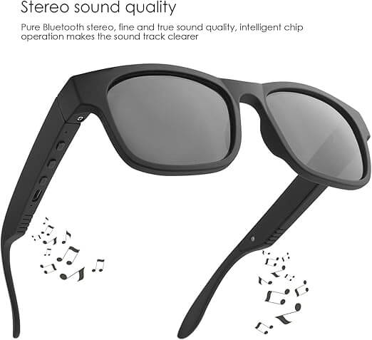 AUGLASS Audio Glasses with Bluetooth, blue light lenses, and high-quality acetate frame for comfort and crystal clear audio output.